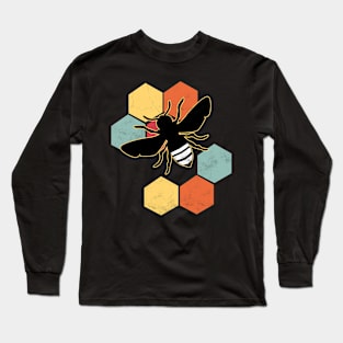 Vintage Colour Bee Long Sleeve T-Shirt